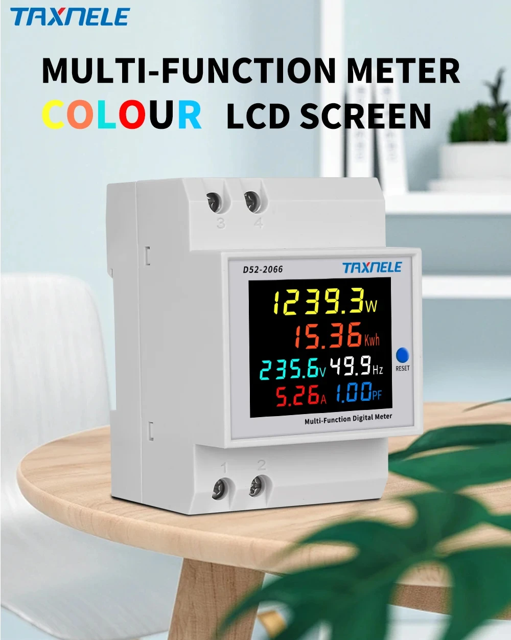 AC Monitor 110V 220V 380V 100A Voltage Current Power Factor Active KWH Electric Energy Frequency Meter Voltage AMP Meter Durable
AC Monitor 110V 220V 380V 100A Voltage Current Power Factor Active KWH Electric Energy Frequency Meter Voltage AMP Meter Durable