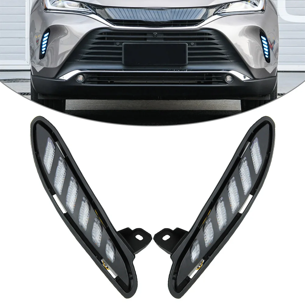 Car LED DRL Daytime Running Driving Light W/ Turn Signal Indicator Lamp For Toyota Venza Harrier 2021 2022 1Pair
Car LED DRL Daytime Running Driving Light W/ Turn Signal Indicator Lamp For Toyota Venza Harrier 2021 2022 1Pair