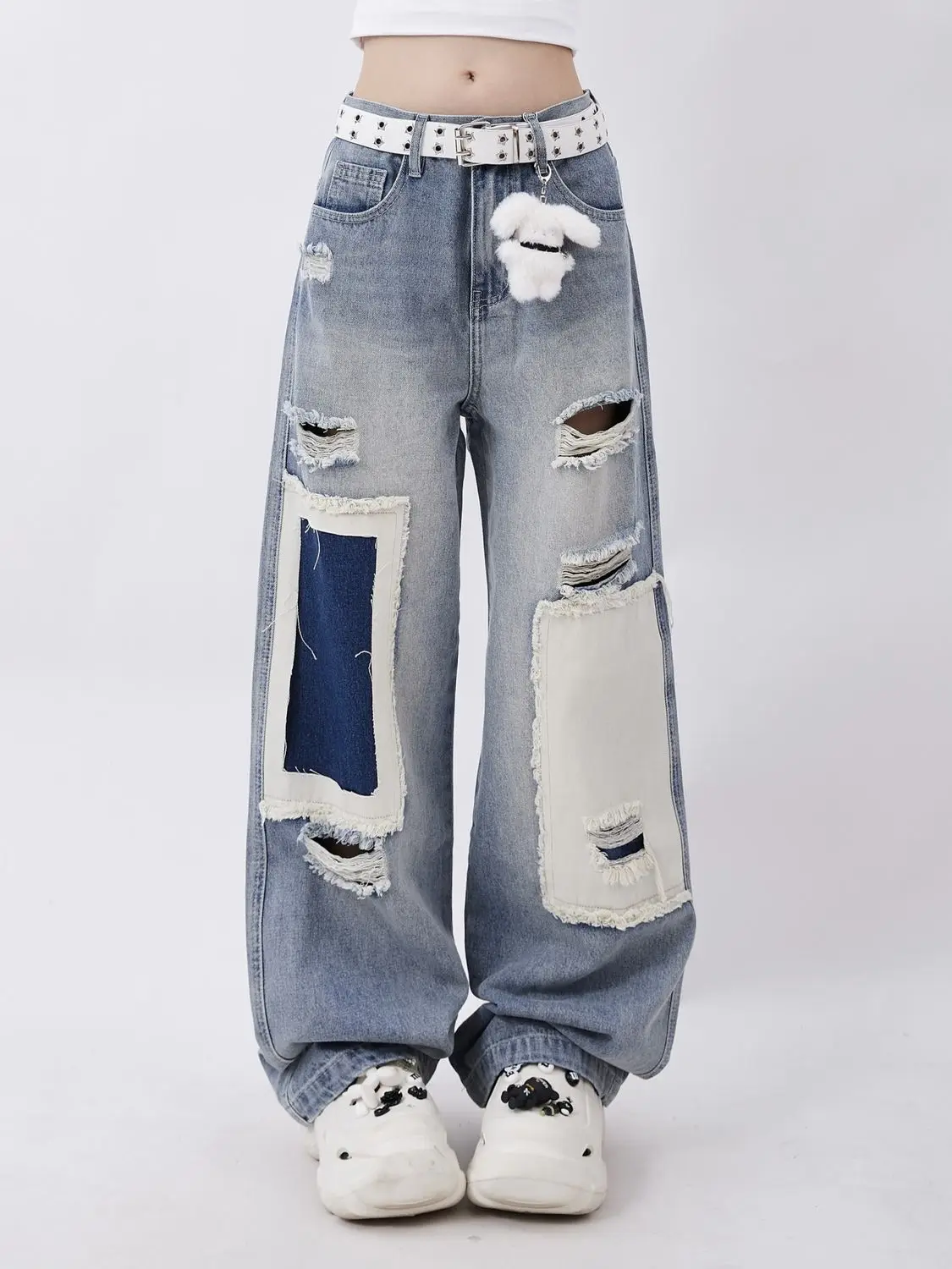 American Baggy Jeans Ripped Jeans for Women Boyfriend Jeans for Women Hip Hop High Street Fashion Loose Straight Wide Leg Pants
American Baggy Jeans Ripped Jeans for Women Boyfriend Jeans for Women Hip Hop High Street Fashion Loose Straight Wide Leg Pants
