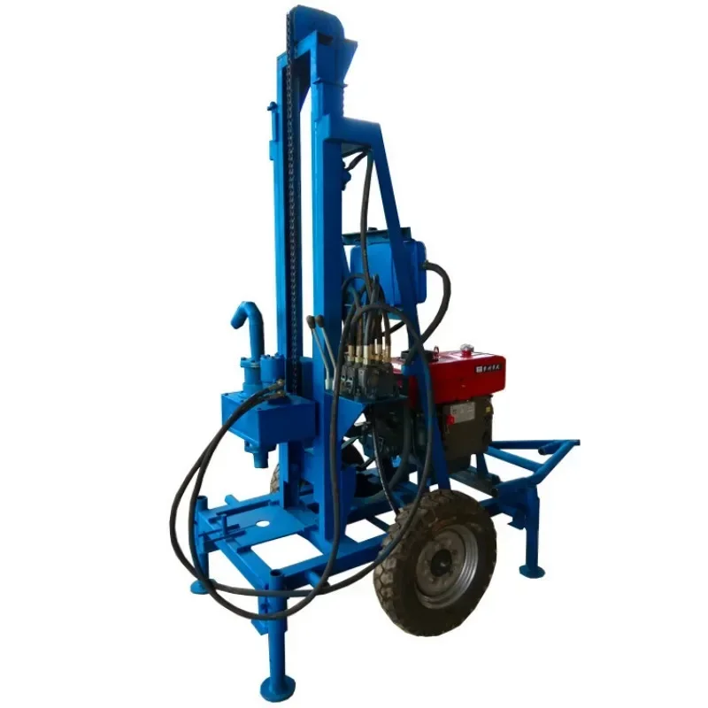 

Portable 150m Deep Water Well Drilling Machine Hydraulic Mine Water Well Drilling Rig Diesel Water Well Drilling Rig
