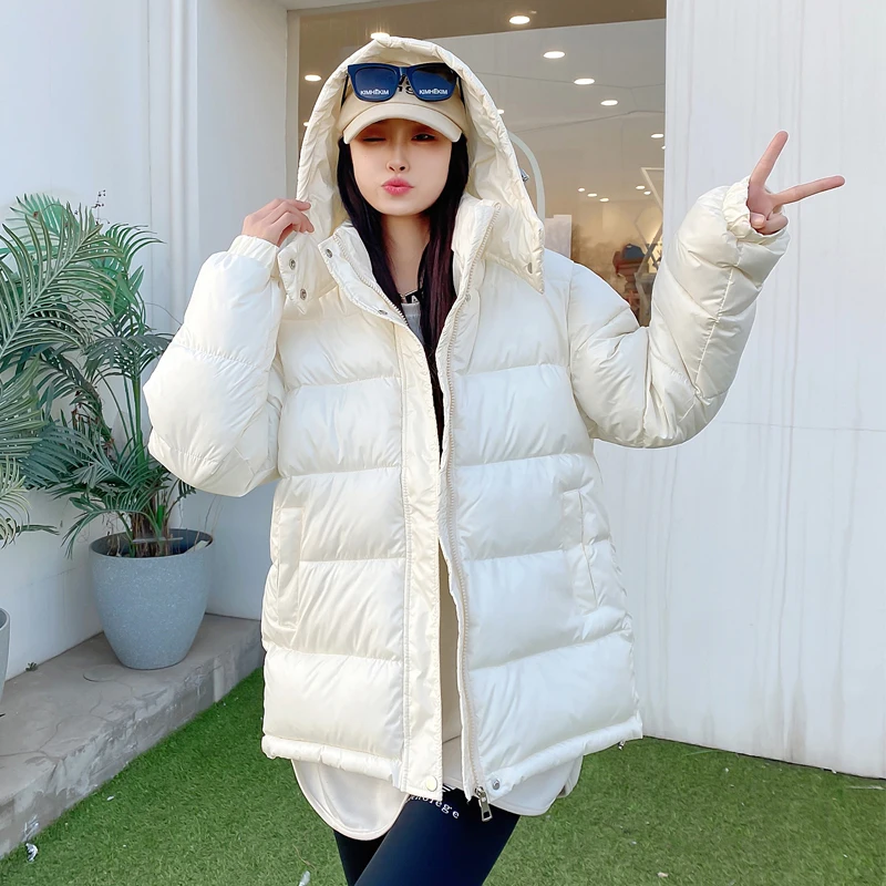 Winter Women Coat Hooded Cotton Padded Parkas Warm Thicken Casual Overcoat Loose Snow Wear Solid Outwear Jacket
Winter Women Coat Hooded Cotton Padded Parkas Warm Thicken Casual Overcoat Loose Snow Wear Solid Outwear Jacket