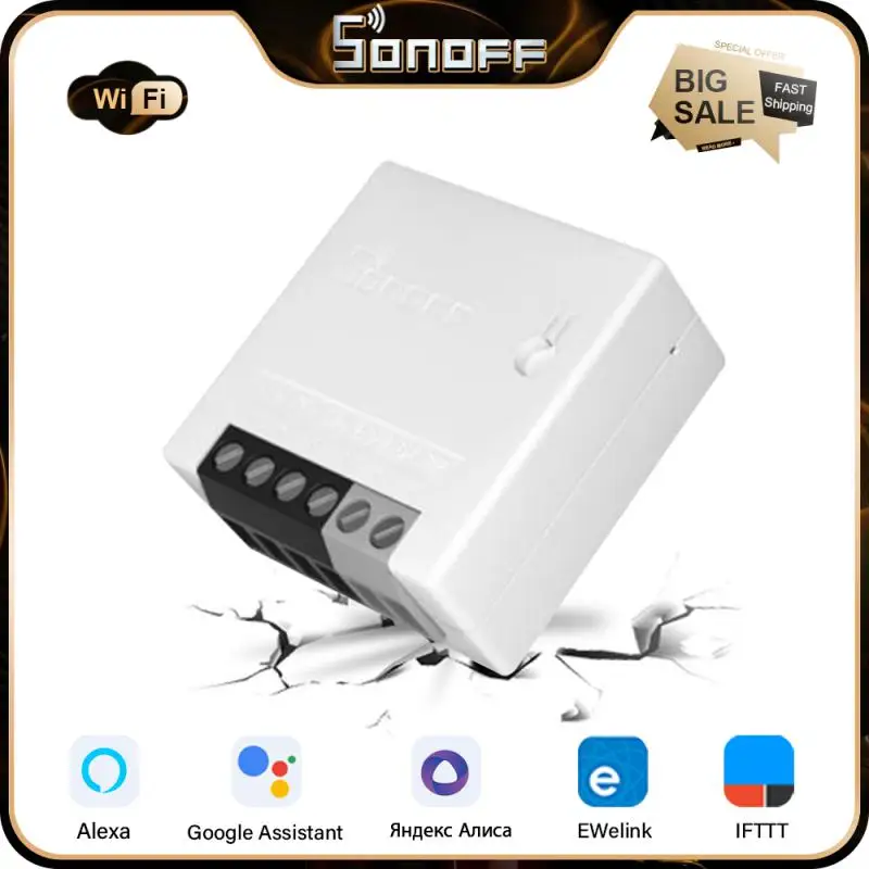 SONOFF MINI R2 DIY Smart Switch Two Way Switch Wifi Switch Module Via APP Remote Control Work Alexa Google Home
SONOFF MINI R2 DIY Smart Switch Two Way Switch Wifi Switch Module Via APP Remote Control Work Alexa Google Home