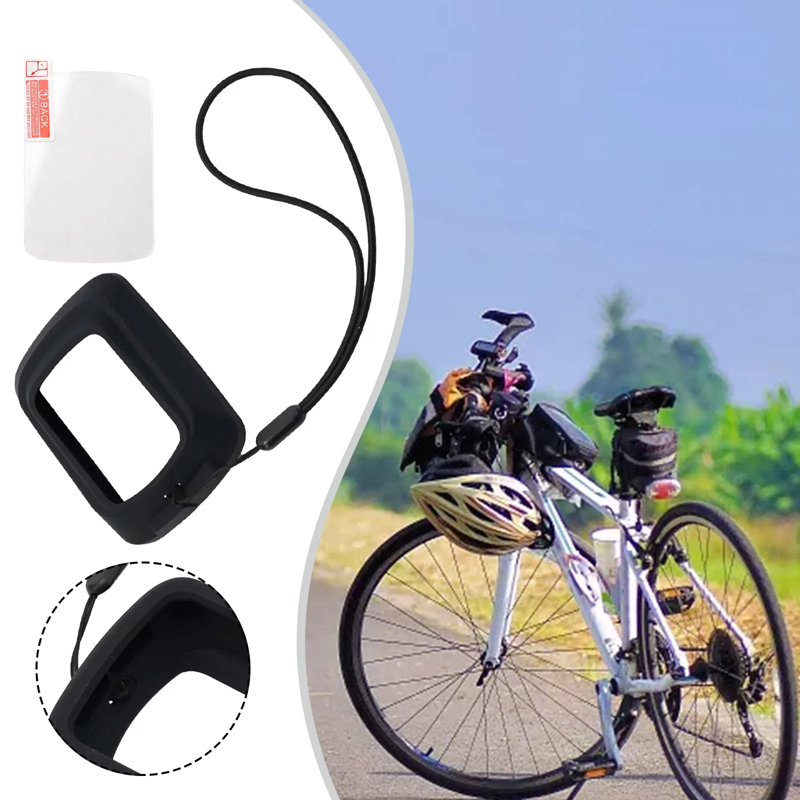 1pc Protective Case Silicone Case Riding Supplies Stopwatch Protective Case Bicycle Parts Computer Protective Case
1pc Protective Case Silicone Case Riding Supplies Stopwatch Protective Case Bicycle Parts Computer Protective Case