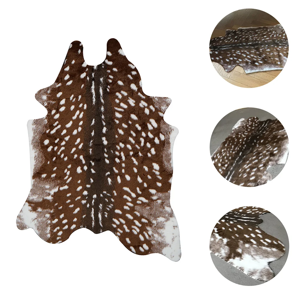 Home Decoration Faux Deer Rug Sika Deer Hide Carpet Animal Printed Cow Hides Skins Cowhide Animal Skin Area Home Livingroom
Home Decoration Faux Deer Rug Sika Deer Hide Carpet Animal Printed Cow Hides Skins Cowhide Animal Skin Area Home Livingroom