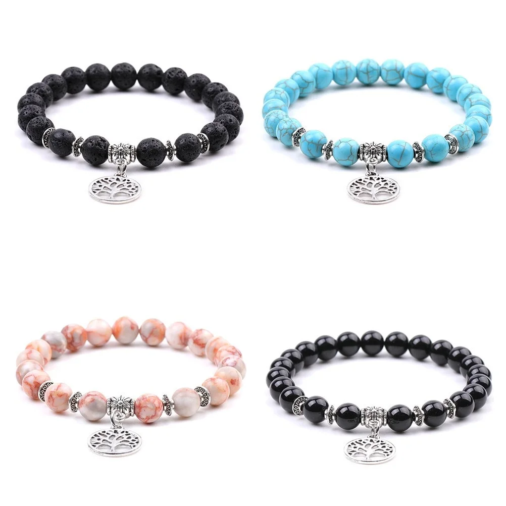 12pcs 8mm Natural Lava Stone kallaite Beads Tree Of Life Bracelet Bangles Bracelets for Women Yoga Jewelry
12pcs 8mm Natural Lava Stone kallaite Beads Tree Of Life Bracelet Bangles Bracelets for Women Yoga Jewelry
