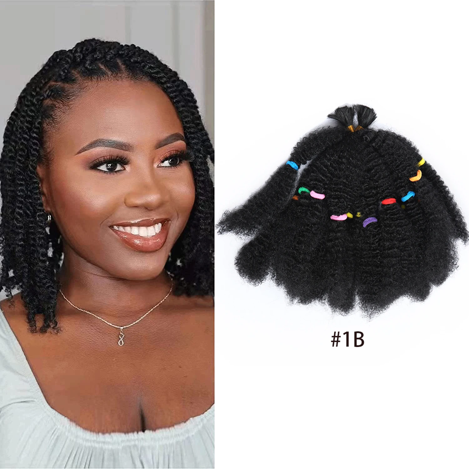 

Afro Marley Kinky Hair 12 Inch Pre Stretched Afro Kinky Twist Hair Afro Braiding Hair Kinky Twist Crochet Braids Synthetic Hair