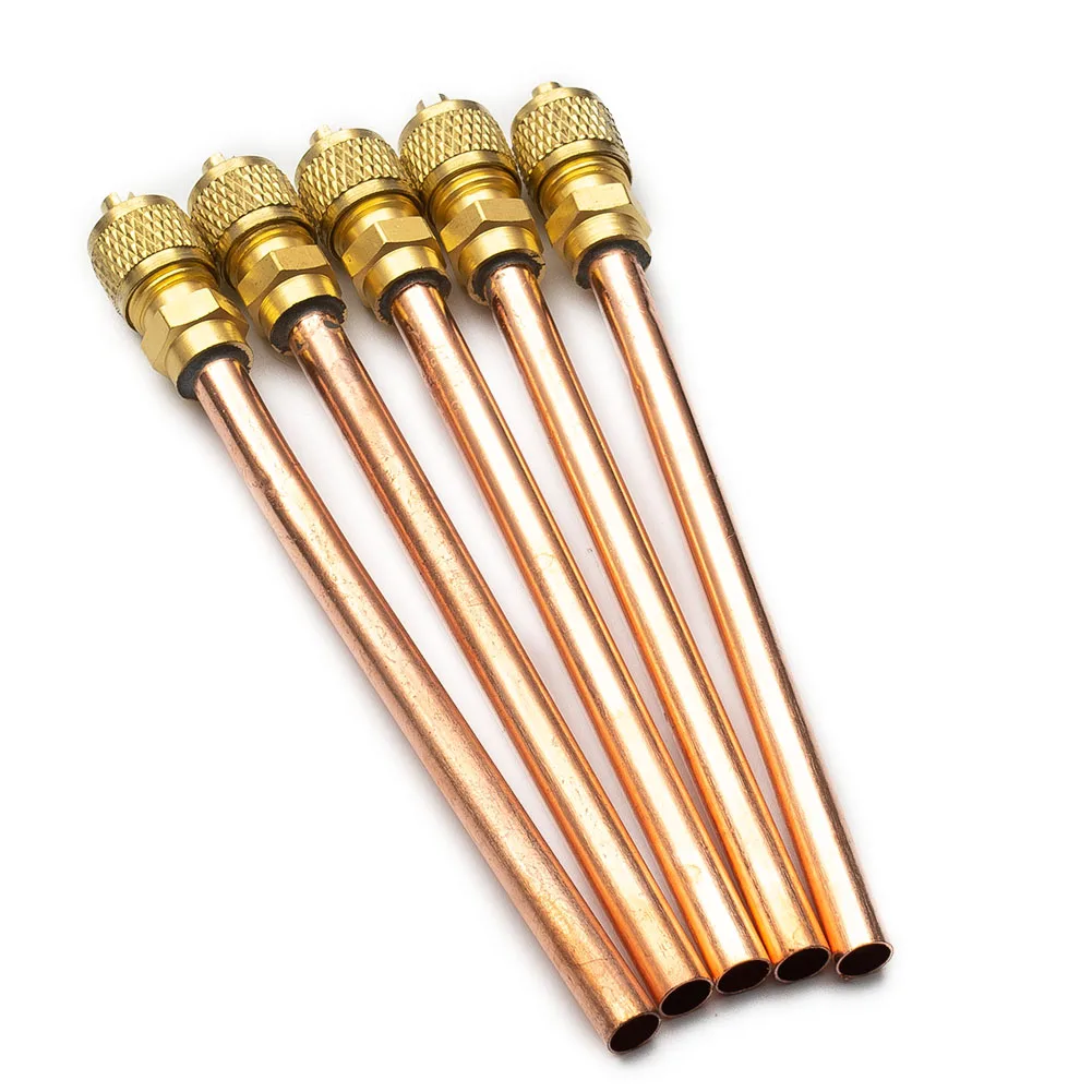 Refrigeration Maintenance Valve Golden Refrigerators Set 3.4 Mpa 5Pcs Access Valves Air Conditioner Filling Parts
Refrigeration Maintenance Valve Golden Refrigerators Set 3.4 Mpa 5Pcs Access Valves Air Conditioner Filling Parts