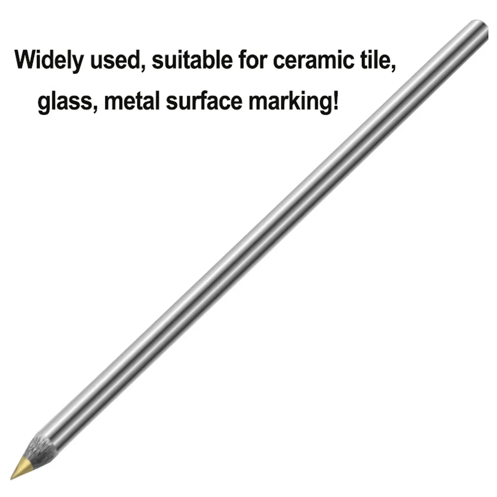 2 Pcs Diamond Glass Tile Cutter 141mm Tungsten Carbide Tip Scriber Hard Metal Lettering Pen For Construction Marking Hand Tools
2 Pcs Diamond Glass Tile Cutter 141mm Tungsten Carbide Tip Scriber Hard Metal Lettering Pen For Construction Marking Hand Tools
