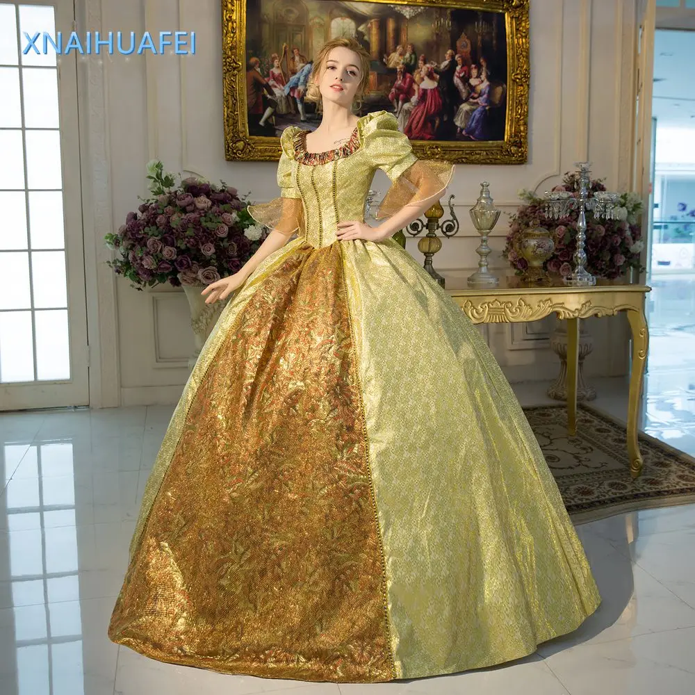 

Court Dress Rococo Baroque Cosplay Costume Medieval Renaissance Costume Victorian Gothic Marie Antoinette Ball Gown Prom Dresses