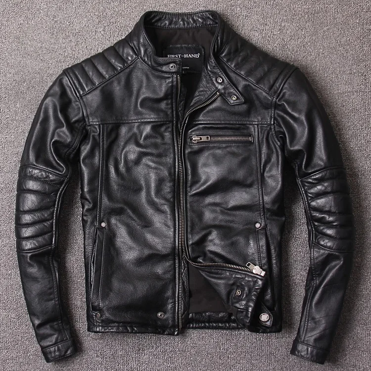 Free shipping.Vintage style mens cowhide clothes,quality biker leather Jacket,fashion black genuine Leather coat.homme slim,
Free shipping.Vintage style mens cowhide clothes,quality biker leather Jacket,fashion black genuine Leather coat.homme slim,