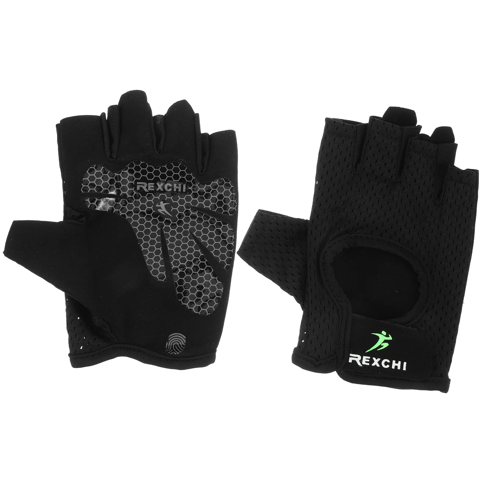 

1Pair MTB Riding Gloves Bicycling Mitten Mountain Bike Skid-proof Gloves Outdoor Riding Gloves M (Black)