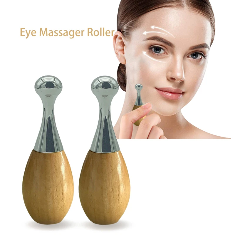 1PC Eye Cream Applicator Wooden Handle Eye Massager Home Mini Eye Beauty Apparatus Rolling Massage Stick Eye Skin Care Tool
1PC Eye Cream Applicator Wooden Handle Eye Massager Home Mini Eye Beauty Apparatus Rolling Massage Stick Eye Skin Care Tool