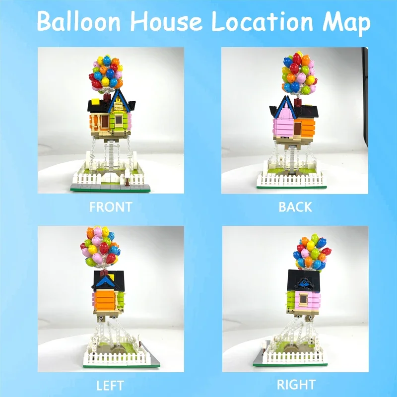 686PCS Flying Float Balloon House Building Block City Architecture Tensegrity Sculptures Classic with Figure Animal Children Toy 686PCS Flying Float Balloon House Building Block City Architecture Tensegrity Sculptures Classic with Figure Animal Children Toy