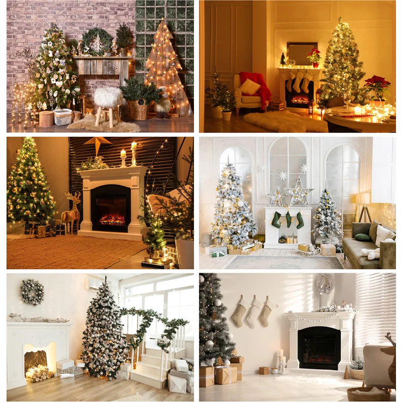 Christmas Indoor Theme Photography Background Christmas tree Fireplace Children Portrait For Photo Backdrops 21YXSD-08
Christmas Indoor Theme Photography Background Christmas tree Fireplace Children Portrait For Photo Backdrops 21YXSD-08