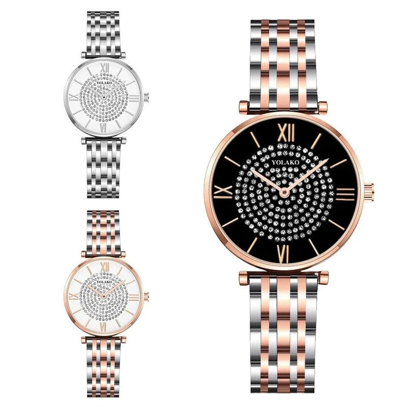 Diamond Design Women Watches Fashion Silver Round Dial Stainless Steel Band Quartz Wrist Watch Gifts relogiosfeminino
Diamond Design Women Watches Fashion Silver Round Dial Stainless Steel Band Quartz Wrist Watch Gifts relogiosfeminino