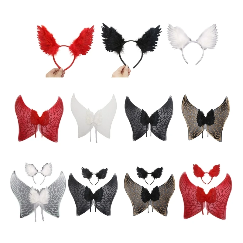 634C 1/2Pcs Fairy Butterfly Wing Ears Headband for Dance Princess Costume Birthday Party Halloween Cosplay Props Angel Wing
634C 1/2Pcs Fairy Butterfly Wing Ears Headband for Dance Princess Costume Birthday Party Halloween Cosplay Props Angel Wing