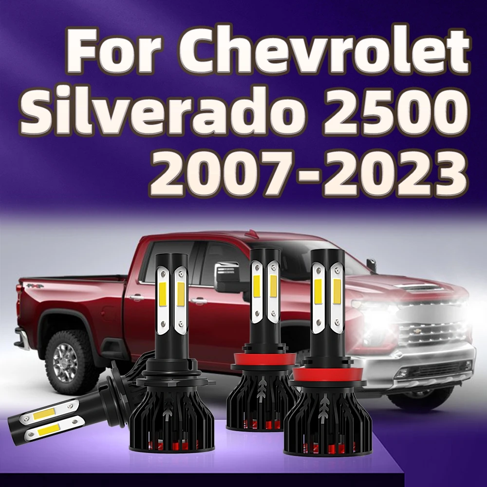 Светодиодный 32000LM Автомобильная фара 9005 H11 Автомобильная фара 6000K для Chevrolet Silverado 2500 2007 2008 2009 2010 2011 2012 2013 2014-2023 
Светодиодный 32000LM Автомобильная фара 9005 H11 Автомобильная фара 6000K для Chevrolet Silverado 2500 2007 2008 2009 2010 2011 2012 2013 2014-2023