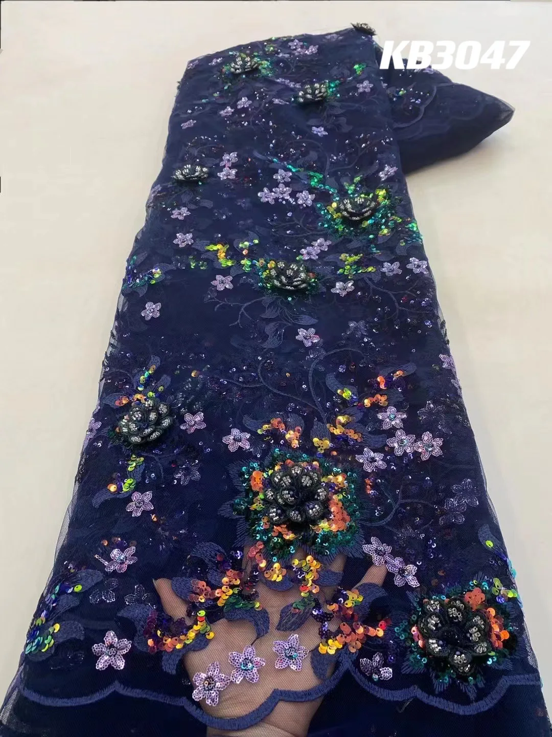 3d Flower Beaded Lace Fabric Green Fabric Lace With Pearl High Quality Lace Fabric For Wedding 2023 Beads Lace For Sewing KB3047 
3d Flower Beaded Lace Fabric Green Fabric Lace With Pearl High Quality Lace Fabric For Wedding 2023 Beads Lace For Sewing KB3047