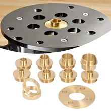11Pcs/Set Router Template Solid Brass Guide Lock Nut Adapter Router Router Template Bushings Accessory Woodworking Tools
11Pcs/Set Router Template Solid Brass Guide Lock Nut Adapter Router Router Template Bushings Accessory Woodworking Tools