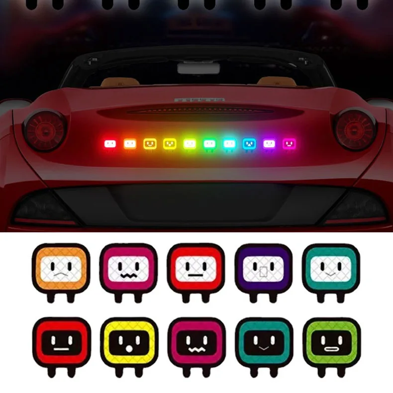 10Pcs Reflective Stickers 3.2x3.5cm Small Cute Car Decal Adhesive Sticker Waterproof Decor For Car Motorcycle Scooter Helmet
10Pcs Reflective Stickers 3.2x3.5cm Small Cute Car Decal Adhesive Sticker Waterproof Decor For Car Motorcycle Scooter Helmet