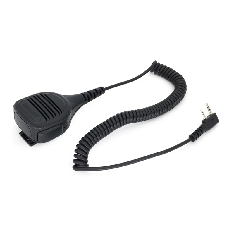 

2 Pin K Plug Speaker Mics Walkie Talkies Microphone for UV-5R Two Way Radios Handheld Mics