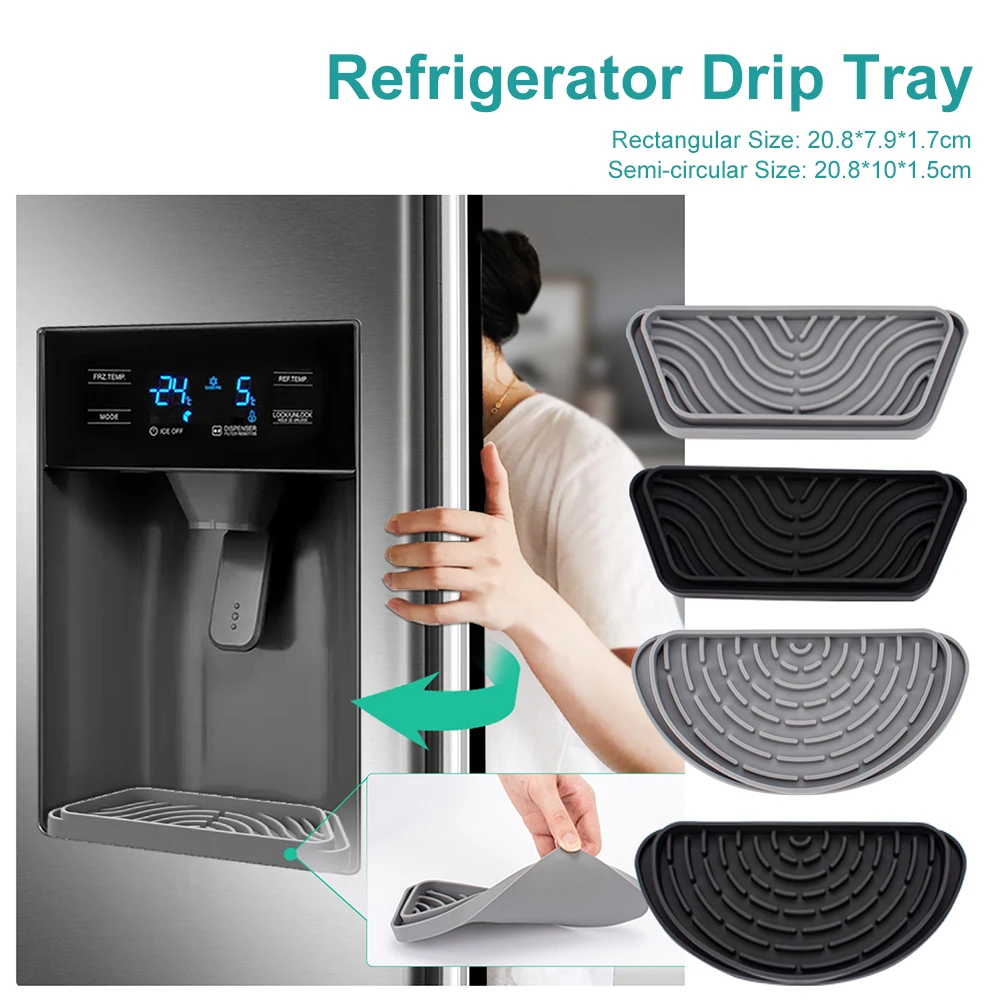 Refrigerator Drip Tray Silicone Absorbent Mat Drip Catcher Cuttable Water Tray For Refrigerator Water Dispenser Splash Guard
Refrigerator Drip Tray Silicone Absorbent Mat Drip Catcher Cuttable Water Tray For Refrigerator Water Dispenser Splash Guard