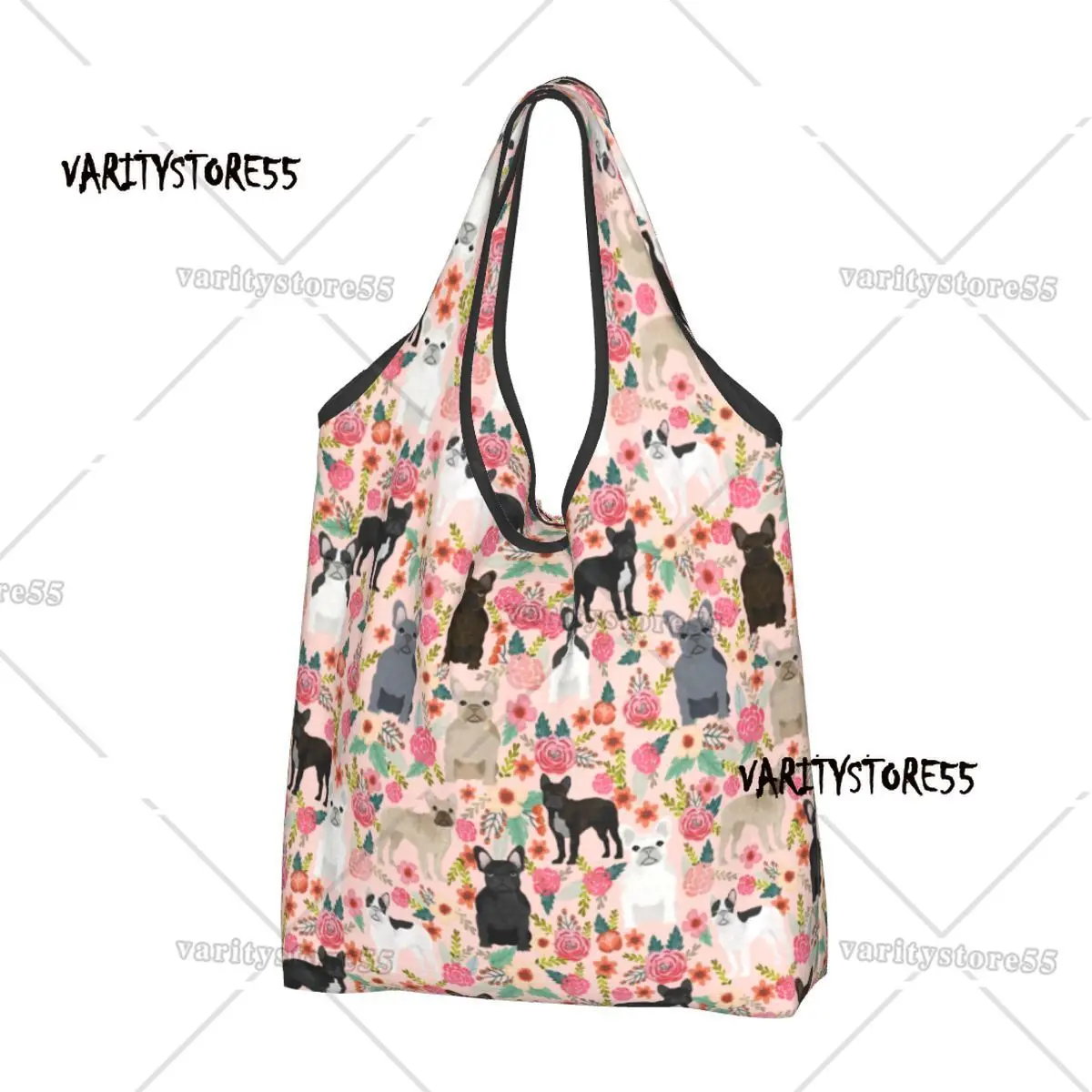 Сумки для покупок для домашних животных, женские портативные вместительные мешки для покупок с изображением французских Бульдогов и цветов
Сумки для покупок для домашних животных, женские портативные вместительные мешки для покупок с изображением французских Бульдогов и цветов