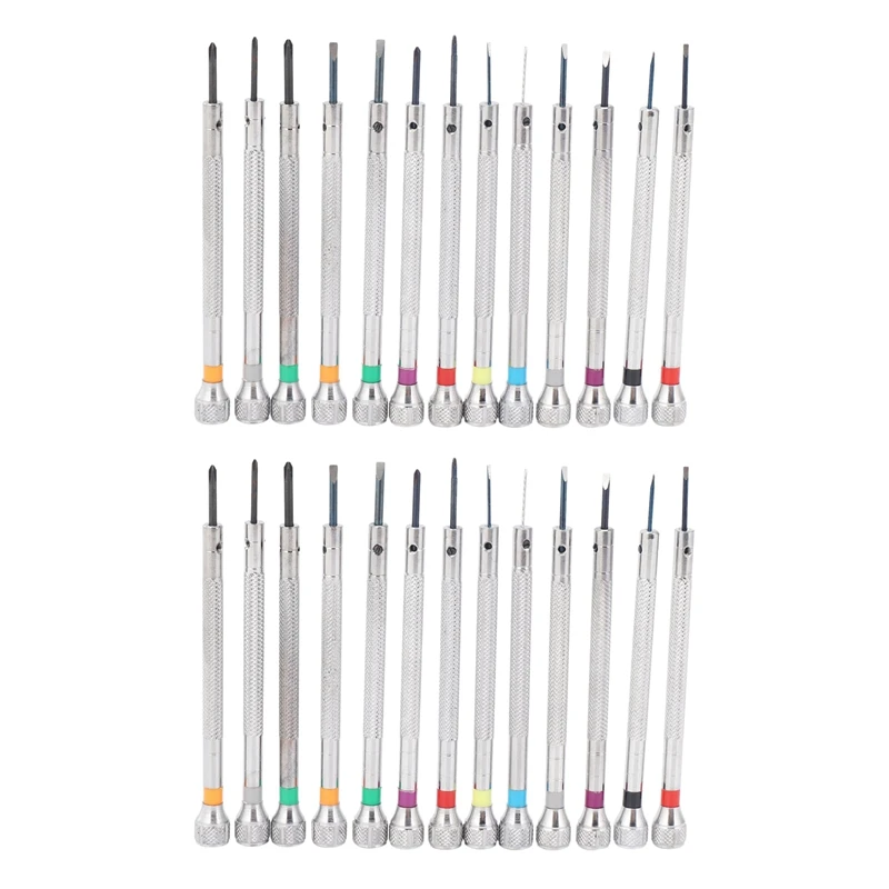 0.6Mm-2.0Mm 26Pcs New Watchmakers Screwdrivers Set Watch Glasses Flat Blade Assort Slotted Flat Screwdrivers Set
0.6Mm-2.0Mm 26Pcs New Watchmakers Screwdrivers Set Watch Glasses Flat Blade Assort Slotted Flat Screwdrivers Set