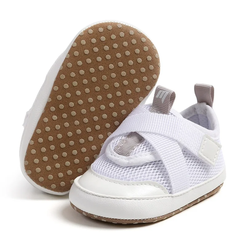 

Caziffer Baby Boy Girl Shoes Infant Non Slip Sneakers Mesh Hollow-Out Breathable Lightweight Prewalker Toddler First Walker