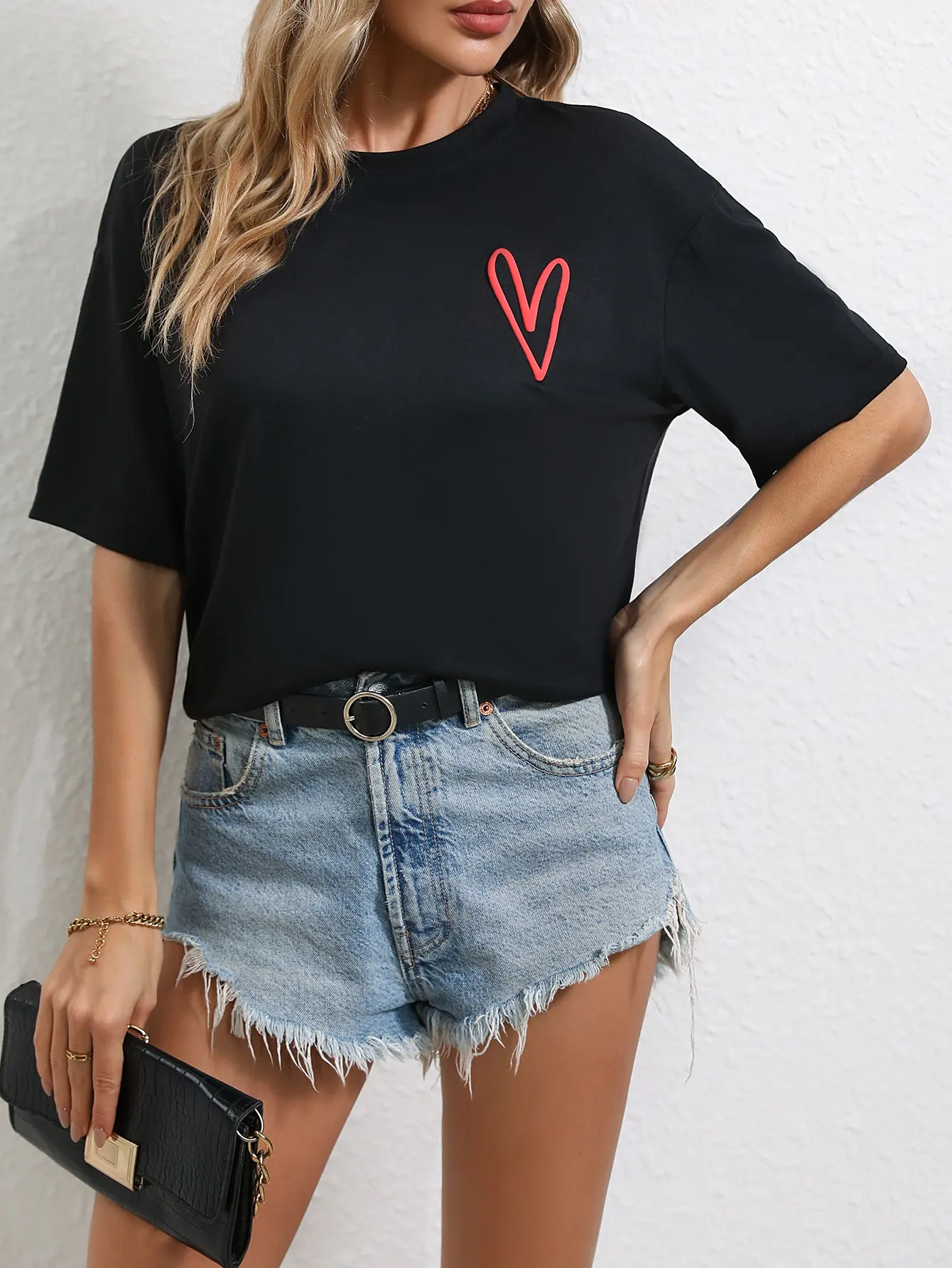 Left Atrium Cotton Print Woman Clothes Aesthetic Round Neck Tshirt Street Hip Hop Individualtshirt Creativity Essential T-Shirts
Left Atrium Cotton Print Woman Clothes Aesthetic Round Neck Tshirt Street Hip Hop Individualtshirt Creativity Essential T-Shirts