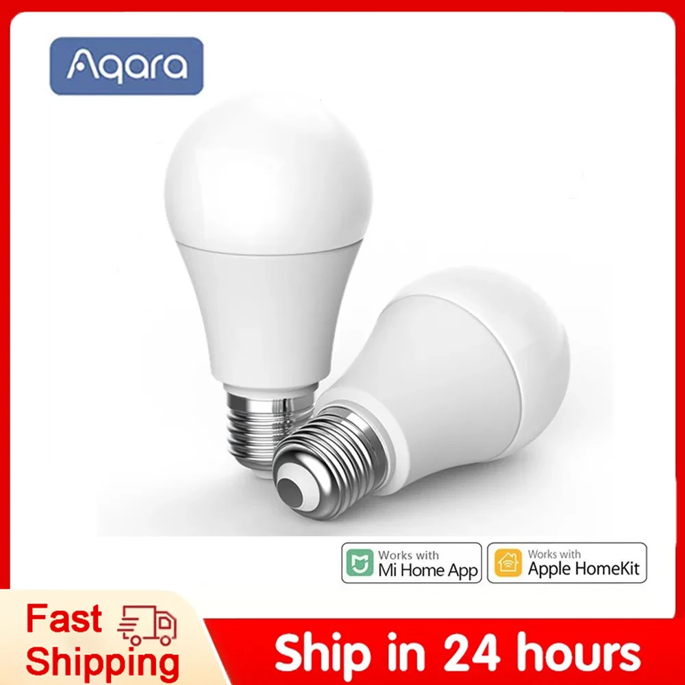 

2023 New Aqara T1 Smart LED Bulb Zigbee 3.0 E27 2700K-6500K 220-240V With APP Remote Lamp Light For Mihome Homekit Home Use