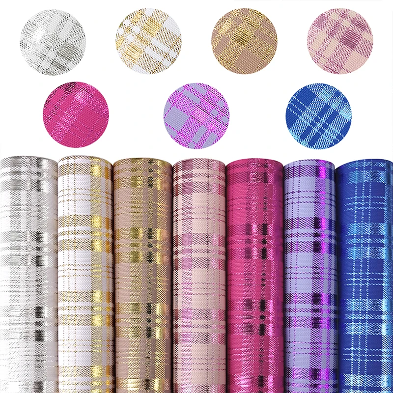 Gold Mixed Multi-Color Plaid Faux Leather Printed Synthetic Leather Fabric Roll For Making DIY Garment Sewing Sofa Arts Crafts
Gold Mixed Multi-Color Plaid Faux Leather Printed Synthetic Leather Fabric Roll For Making DIY Garment Sewing Sofa Arts Crafts