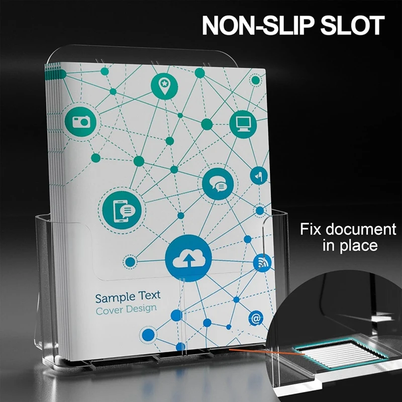 Brochure Holder 8.5 X 11 Brochure Display Stand Acrylic Brochure Holders Clear Flyer Holder Display Stand, 2 Packs Easy To Use 
Brochure Holder 8.5 X 11 Brochure Display Stand Acrylic Brochure Holders Clear Flyer Holder Display Stand, 2 Packs Easy To Use