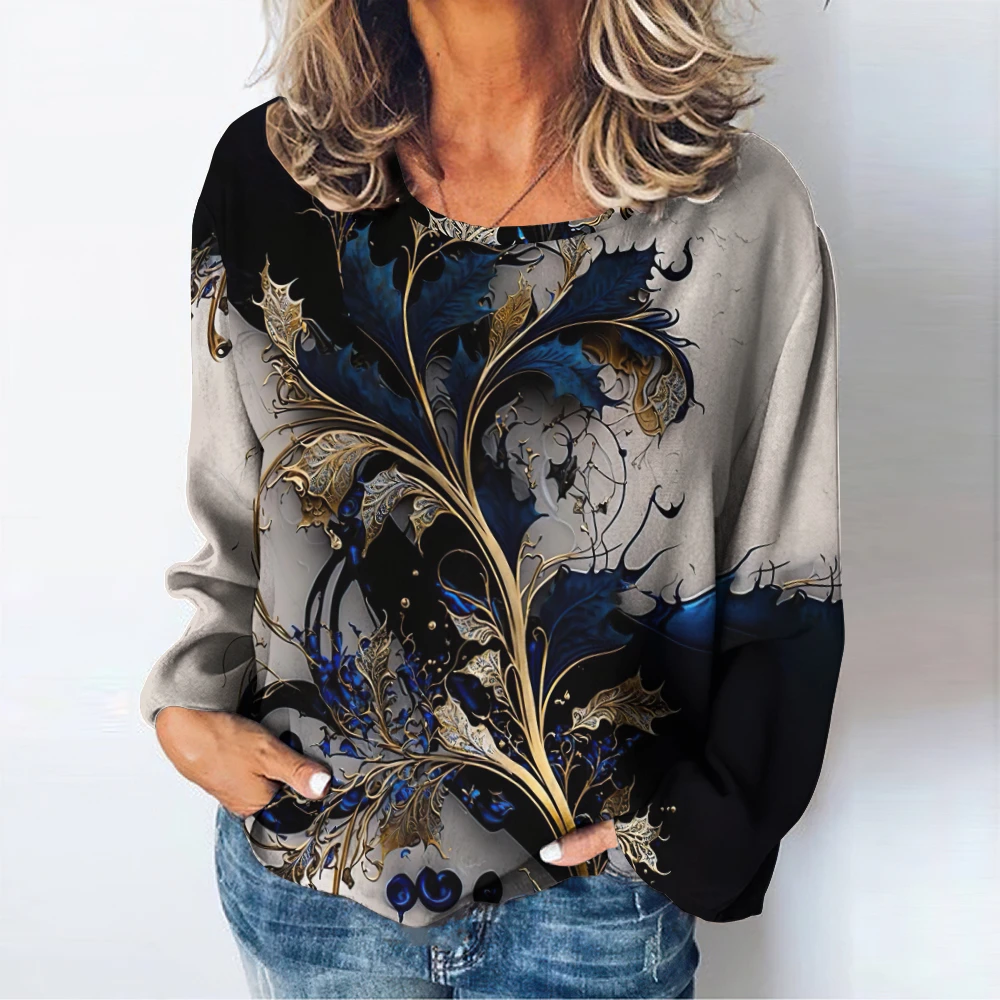 Women Long Sleeve Tops Tees Autumn New Original Design Tie Dye T-Shirt Top Female Casual Loose Print Pullover Clothing Camisetas
Women Long Sleeve Tops Tees Autumn New Original Design Tie Dye T-Shirt Top Female Casual Loose Print Pullover Clothing Camisetas