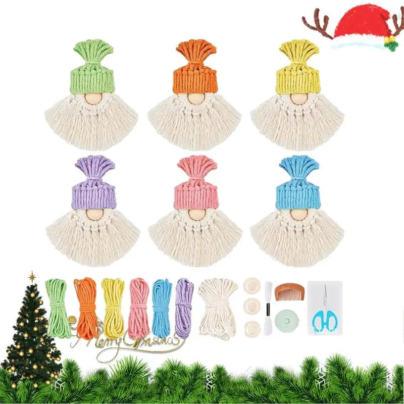 DIY Macrame Christmas Gnomes Kit Relaxing Macrame Gnome DIY Kit With Instruction Arts And Crafts For Christmas Tree Car Mirrors
DIY Macrame Christmas Gnomes Kit Relaxing Macrame Gnome DIY Kit With Instruction Arts And Crafts For Christmas Tree Car Mirrors