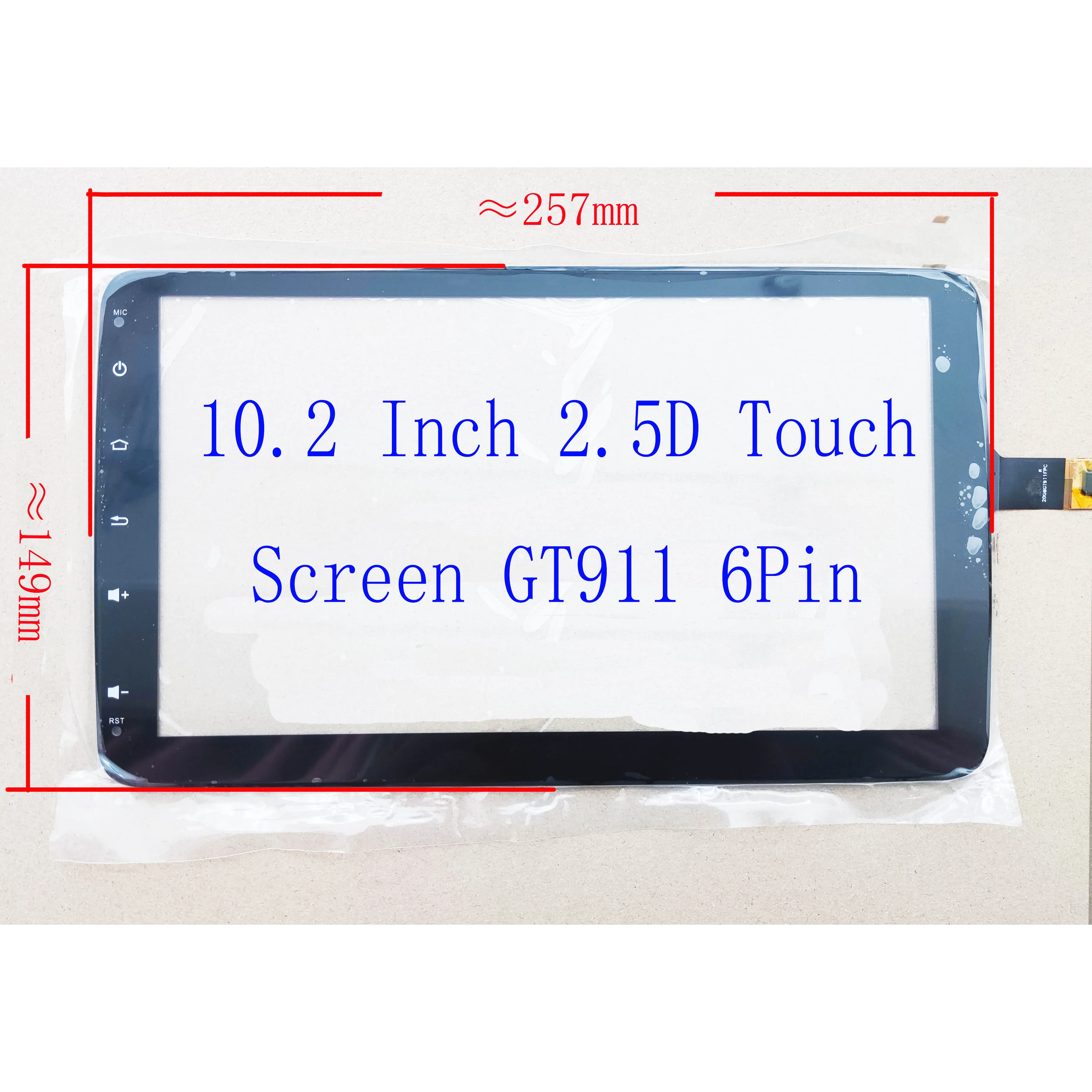 9-дюймовый 10,2 дюймовый емкостный сенсорный экран DIigitizer 2.5D G + G сенсорный экран для радио
9-дюймовый 10,2 дюймовый емкостный сенсорный экран DIigitizer 2.5D G + G сенсорный экран для радио