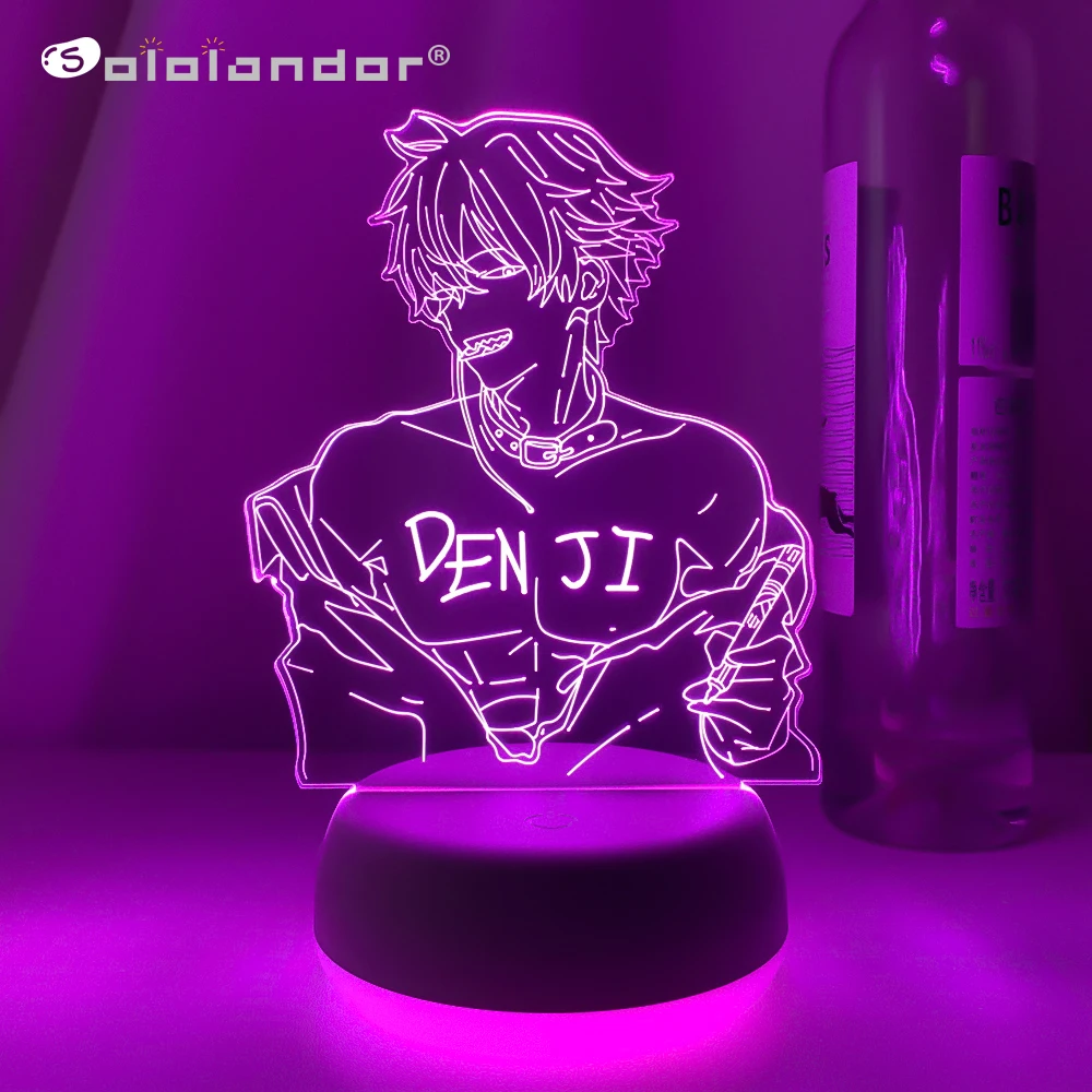 Chainsaw man Pochita Denji 3d led lamp for bedroom night lights anime mange figure avatar room decor cute lover gift luces
Chainsaw man Pochita Denji 3d led lamp for bedroom night lights anime mange figure avatar room decor cute lover gift luces