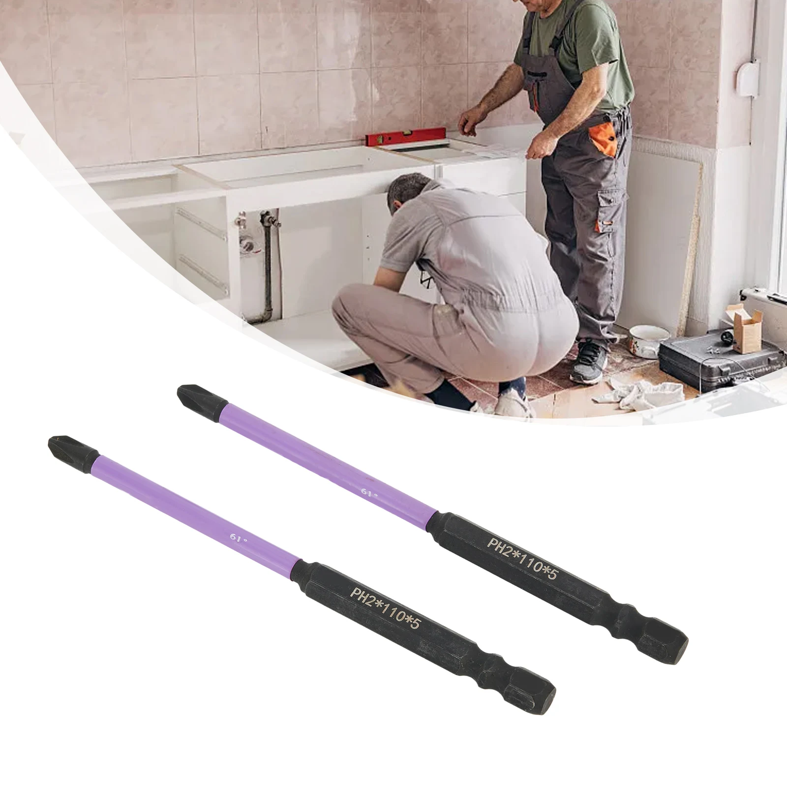 Workshop Equipment Screwdriver Bits Electric Screwdriver Drill Bits Black Degree Magnetic PH2 Alloy Steel Purple
Workshop Equipment Screwdriver Bits Electric Screwdriver Drill Bits Black Degree Magnetic PH2 Alloy Steel Purple