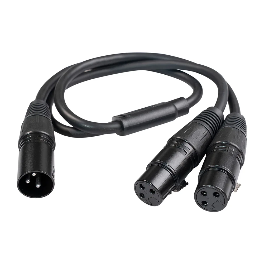 3-Pin XLR Male To Dual Female Audio Y Splitter Mic Cord Line Cable Adaptor Bare Copper Wire Musical Electric Instruments Parts
3-Pin XLR Male To Dual Female Audio Y Splitter Mic Cord Line Cable Adaptor Bare Copper Wire Musical Electric Instruments Parts