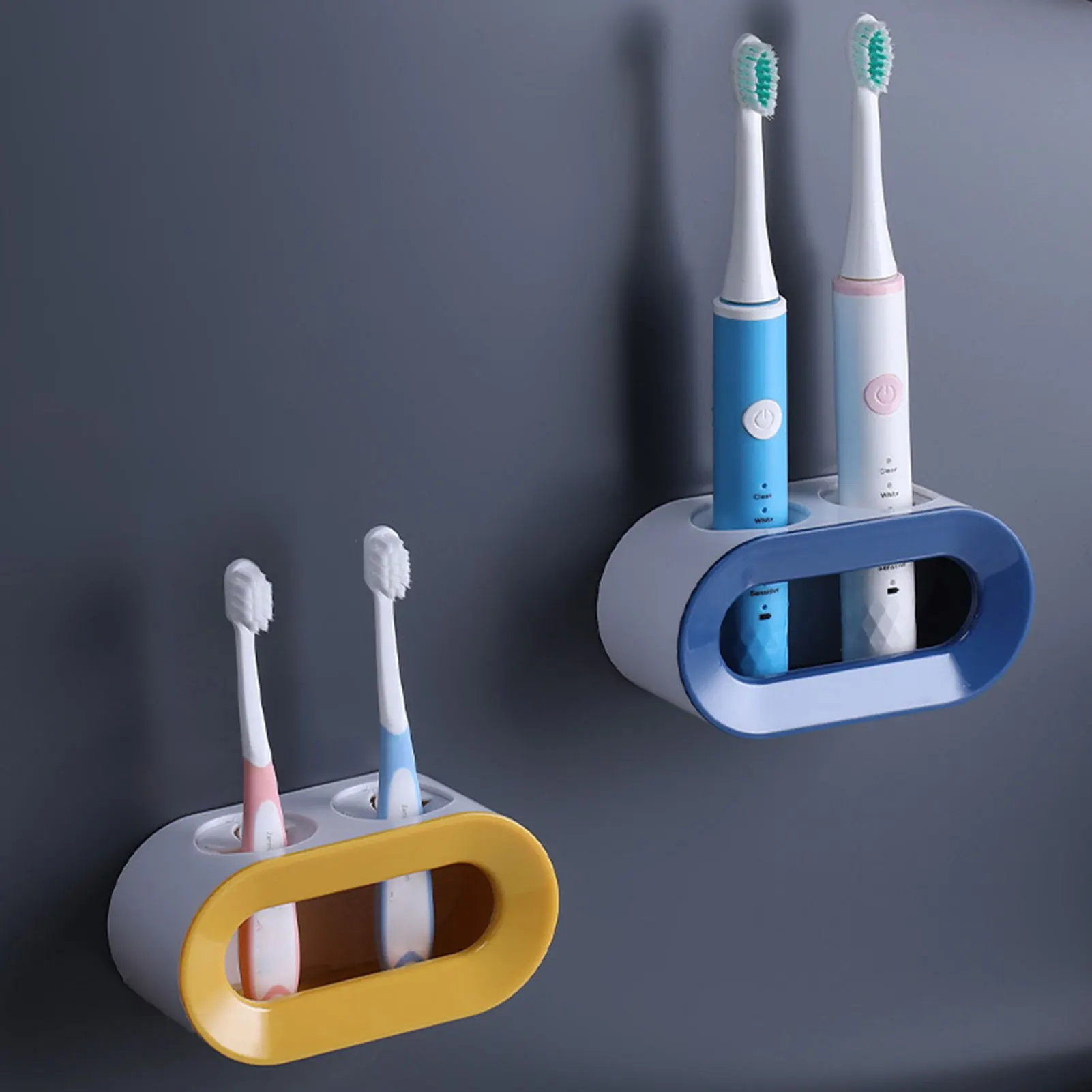 Double Hole Toothbrush Rack Self Adhesive Bathroom Rack Organiser Bathroom Accessories
Double Hole Toothbrush Rack Self Adhesive Bathroom Rack Organiser Bathroom Accessories