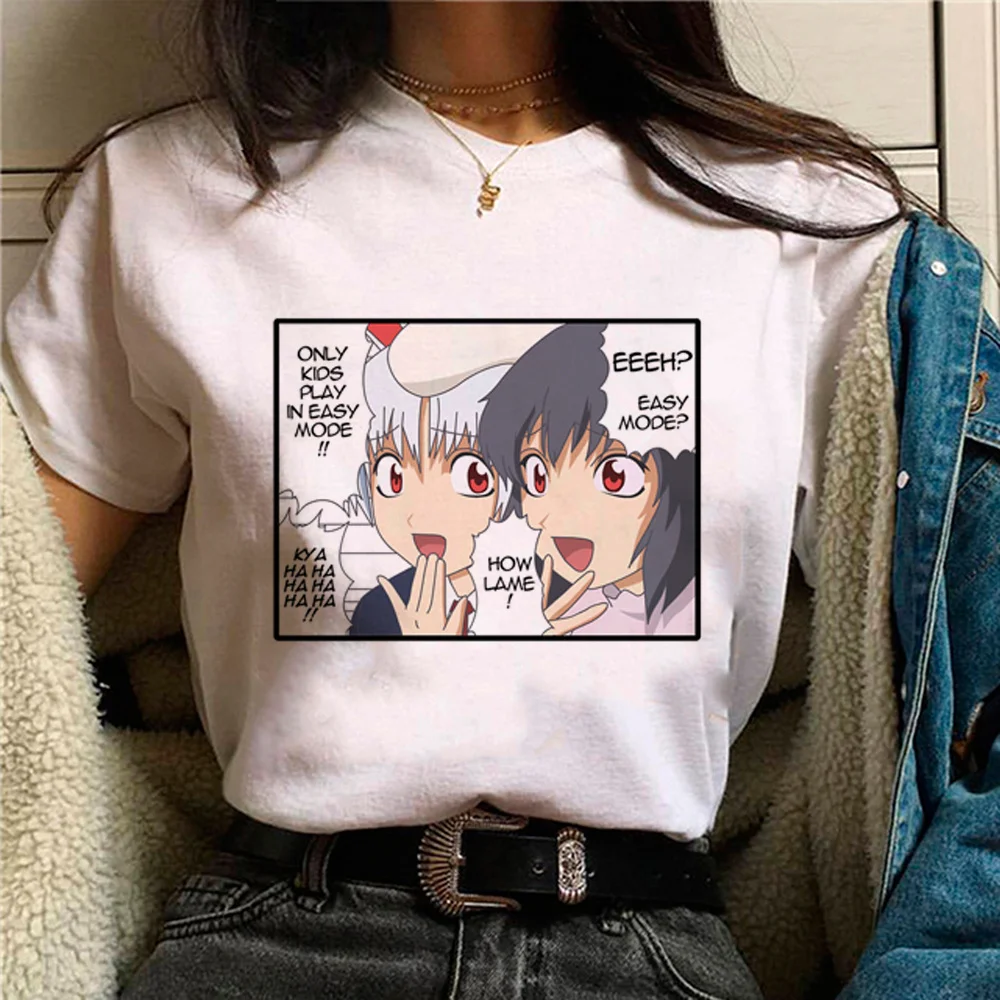 touhou top women manga Y2K funny t shirt girl designer 2000s manga clothing
touhou top women manga Y2K funny t shirt girl designer 2000s manga clothing