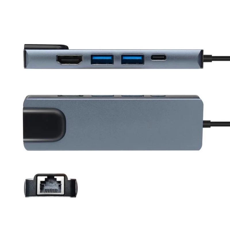Type C Usb C Hub with Power Supply USB-C Dock Splitter Compatible with MacBook/Pro/Air Android Phone Laptops Tablet
Type C Usb C Hub with Power Supply USB-C Dock Splitter Compatible with MacBook/Pro/Air Android Phone Laptops Tablet