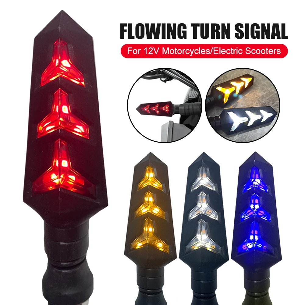 2pcs Motorcycle LED Turn Signal DRL Universal 12V Amber Flowing Water Turn Signal Lamp Indicator for Motorcycle Electric Scooter
2pcs Motorcycle LED Turn Signal DRL Universal 12V Amber Flowing Water Turn Signal Lamp Indicator for Motorcycle Electric Scooter