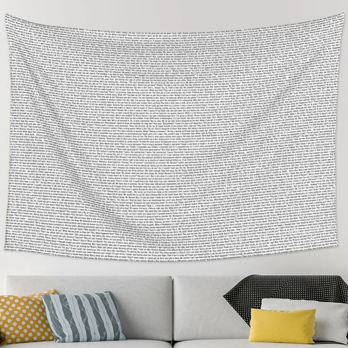 Bee Movie Script Tapestry Funny Wall Hanging Aesthetic Home Decor Tapestries for Living Room Bedroom Dorm Room
Bee Movie Script Tapestry Funny Wall Hanging Aesthetic Home Decor Tapestries for Living Room Bedroom Dorm Room