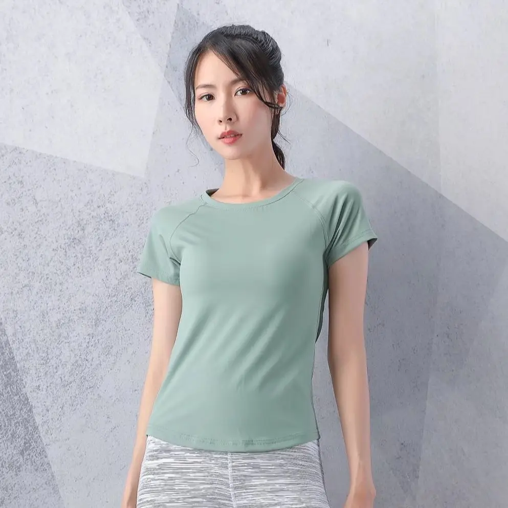 Customized LOGO Slim Training Yoga Fitness Top Ice Cool Quick Dry Breathable Thin Sports T-Shirt Women's Short Sleeve Shirt
Customized LOGO Slim Training Yoga Fitness Top Ice Cool Quick Dry Breathable Thin Sports T-Shirt Women's Short Sleeve Shirt