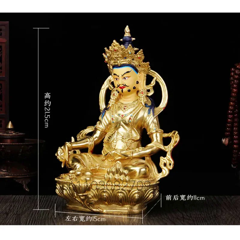Wholesale Buddhist supplies Tibet Nepal gold-plating brass Yellow Jambhala fortune god Buddha HOME Family GOOD Buddha statue
Wholesale Buddhist supplies Tibet Nepal gold-plating brass Yellow Jambhala fortune god Buddha HOME Family GOOD Buddha statue