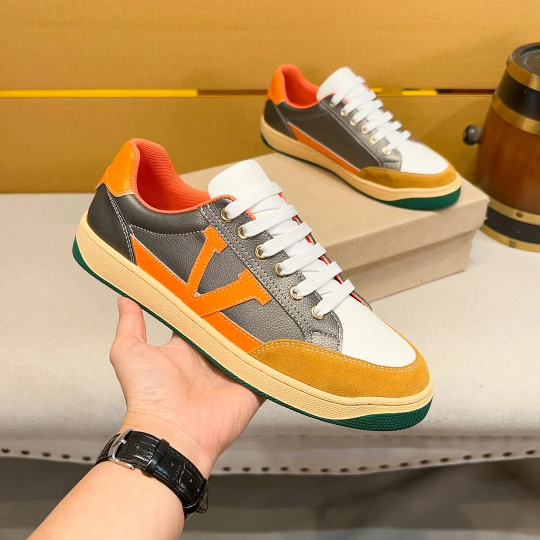 NEW Men's lace-up sneakers Casual shoes fashion Genuine leather Sports Running shoes Tennis shoes
NEW Men's lace-up sneakers Casual shoes fashion Genuine leather Sports Running shoes Tennis shoes