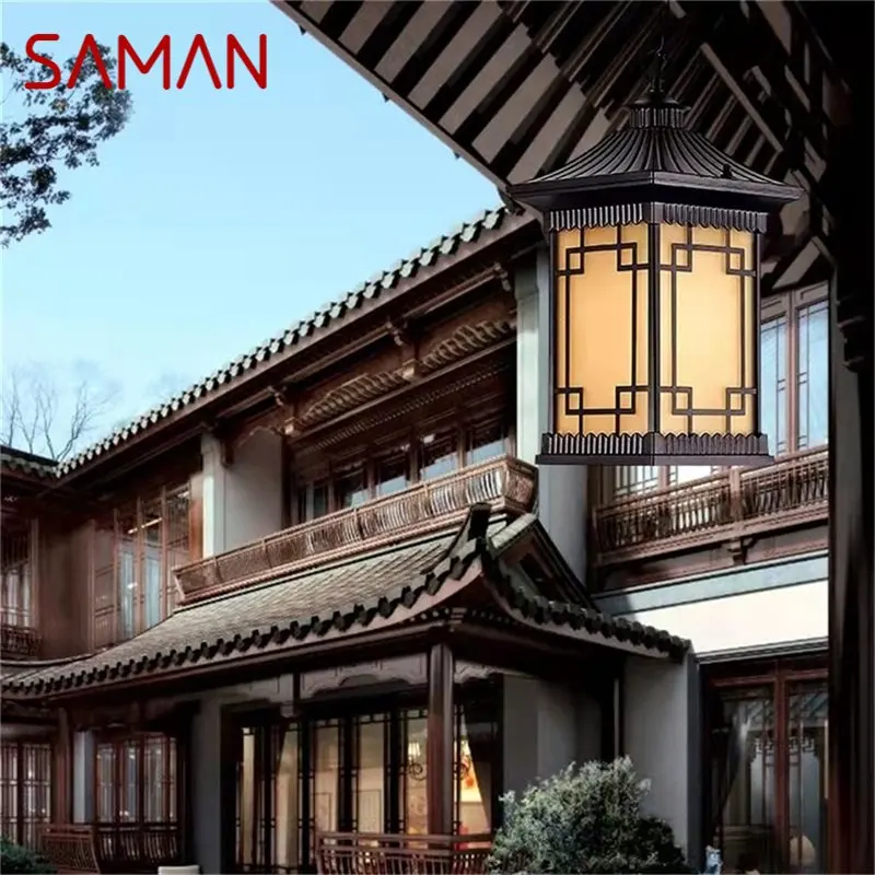 SAMAN Classical Pendant Light Outdoor Retro LED Lamp Waterproof for Home Corridor Decoration
SAMAN Classical Pendant Light Outdoor Retro LED Lamp Waterproof for Home Corridor Decoration