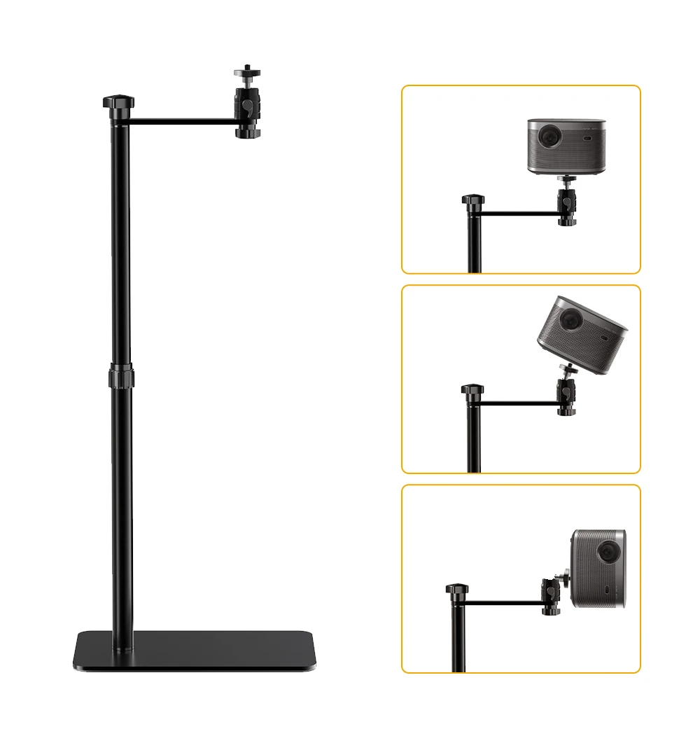 Adjustable Projector Support Stand Metal Holder Multi-angle 360° Rotating Projector Bracket for Film Video Projector 9 Adjustable Projector Support Stand Metal Holder Multi-angle 360° Rotating Projector Bracket for Film Video Projector 3