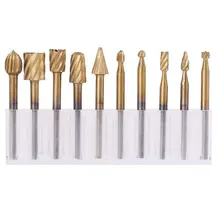 10Pcs HSS Milling Cutter Routing Router Drill Bits Set Rotary Burrs Grinding Polishing Tools Metal Wood Electric Grinding Rasps
10Pcs HSS Milling Cutter Routing Router Drill Bits Set Rotary Burrs Grinding Polishing Tools Metal Wood Electric Grinding Rasps